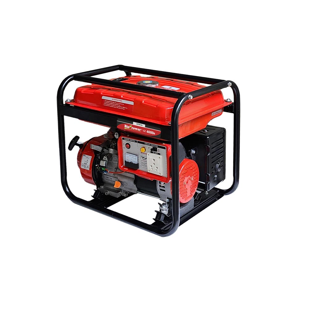 3.5 KVA Portable very Light Weight & Powerful Generator, Petrol Run, Recoil Start Model GE-4000R 